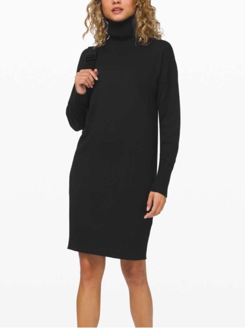 54. Size Small LULULEMON Black Softer Still Dress NEW
